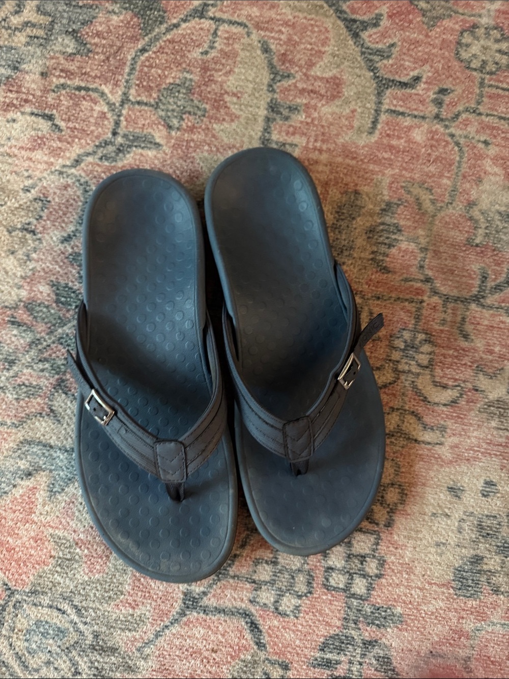 VIONIC navy blue Buckled Strap Sandal